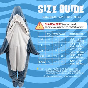 Populaire adulte bleu/rose flanelle requin Costume sac de couchage hommes femmes drôle Onesie cadeau correspondant pyjama famille Festival soirée pyjama - Product Image 4