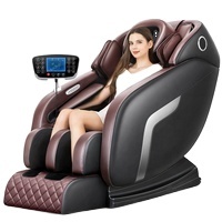 Fauteuil de massage 4D 2026 avec rail SL, zéro gravité, canapé, rouleaux Shiatsu, massage complet du corps par pression d'air, fauteuil de massage 4D