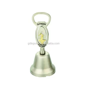 Fabrikant Poland Diner Bell Flesopener Custom Hand Decoratieve Bel Metalen Op Maat Gemaakte Handheld Souvenir Bel