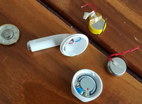 Batería de Botón Recargable de Iones de Litio LIR654 de 13 mAh y 3.7 V para Audífonos