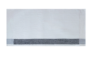 Toalla de golf a rayas personalizada bordada Toalla de golf absorbente suave - Product Image 3