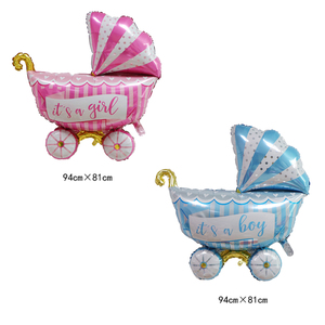 New Arrive Cartoon Car Foil <strong>Balloons</strong> Baby Carriage Shaped <strong>Balloons</strong> Kids Toy <strong>Modeling</strong> <strong>Balloon</strong> - Product Image 1