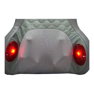 Almohada de masaje para el cuello Boguan con vibración, terapia de calor y golpeteo para alivio del cuello y la espalda, con alimentación por cable. - Product Image 3