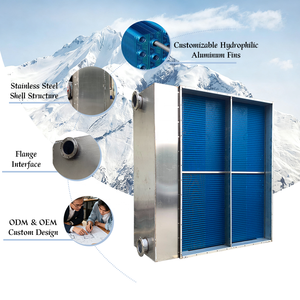 <span class=keywords><strong>Equipo</strong></span> de Intercambiador de <span class=keywords><strong>Calor</strong></span> de Condensador de Superficie de Aletas de Aluminio Hidrófilo con Carcasa de Acero Inoxidable HANXIN Marca HX-A-101 Personalizado - Product Image 2