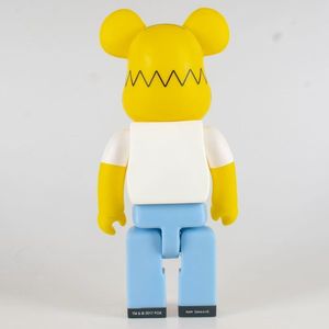 Vente en gros de figurines BearBrick 400 Violent Simpson Bear, souvenirs, décoration intérieure, ours en résine Bearbricks 400%, ornements - Product Image 3