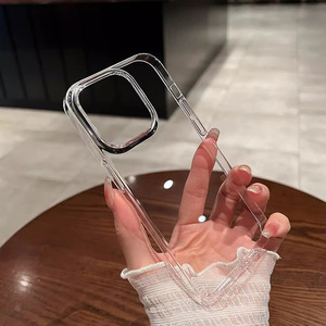 Venta al por mayor de alta claridad transparente duro PC cubierta del teléfono celular Anti teléfono caso para Iphone <span class=keywords><strong>13</strong></span> 14 15 16 17 <span class=keywords><strong>Pro</strong></span> Max - Product Image 1
