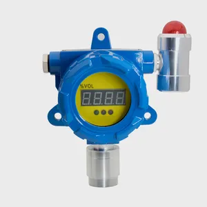 Bosean Nhà Cung Cấp Vàng Màn Hình LCD Treo Tường Gas Detector Với Ánh Sáng Báo Động Cố Định Dễ Cháy Và Độc Gas Detector