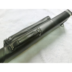 1/2 size duro cue caso di colore nero con striscia di alluminio entrambi i lati cue box con 6 fori - Product Image 3