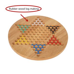 <span class=keywords><strong>Gioco</strong></span> di <span class=keywords><strong>Dama</strong></span> Cinese in Legno Naturale con Biglie, Set di Alta Qualità per Bambini - Product Image 2