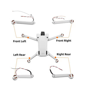 Mini <span class=keywords><strong>3</strong></span> Pro Drone için Orijinal Parçalar Ön ve Arka Motor Kolları Plastik Yedek Parça Kiti Gönderime Hazır - Product Image 2