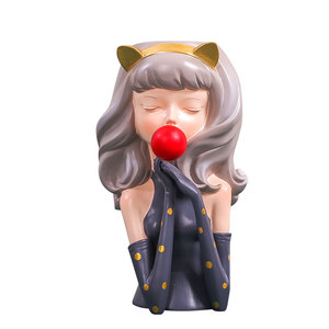 Nuova <span class=keywords><strong>Grande</strong></span> Statua di Ragazza Carina <span class=keywords><strong>in</strong></span> Resina <span class=keywords><strong>Vaso</strong></span> da Fiori Stile Ins Giardino Fatato <span class=keywords><strong>Vaso</strong></span> a Testa Decorazione per <span class=keywords><strong>Piante</strong></span> Grasse <span class=keywords><strong>in</strong></span> <span class=keywords><strong>Vaso</strong></span> Vasi per Bonsai da Scrivania - Product Image 6