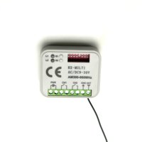 Interrupteur à distance sans fil universel 433 MHz, récepteur à 2 canaux et télécommande RF 433 MHz à 4 touches