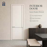 Porte intérieure écologique directement de l'usine, porte de chambre en bois moderne et durable pour projets résidentiels