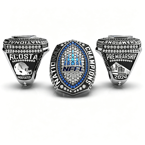 Bague de championnat personnalisée en acier, motifs variés, nouveau design, cadeau, <span class=keywords><strong>aigle</strong></span> - Product Image 2
