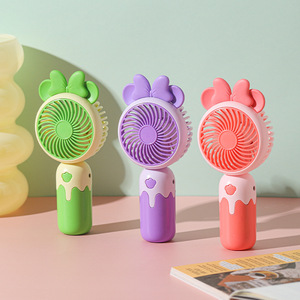 Dibujos animados para Niños lindo anime portátil pequeño ventilador <span class=keywords><strong>Mymelody</strong></span> estudiantes moda simple mano USB carga mini ventilador creativo - Product Image 4