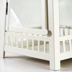 Round Hanging Vertical Stripe Hollow Out <strong>Large</strong> Metal <strong>Lantern</strong> for <strong>Candle</strong> Windproof <strong>Candle</strong> Stand Antique Metal <strong>Candle</strong> <strong>Lantern</strong> - Product Image 6