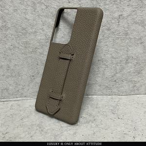 <span class=keywords><strong>Housse</strong></span> de téléphone portable en cuir véritable <span class=keywords><strong>Togo</strong></span> de nouveau style pour Samsung S21 Ultra avec sangle - Product Image 6
