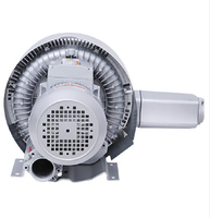 Souffleur électrique turbo 2,2 kW, ventilateur vortex à anneau d'air haute pression pour le traitement de l'eau, triphasé 220 V, diffuseur à disque personnalisable OEM