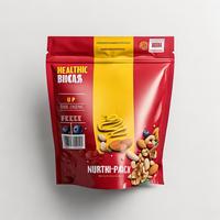 Bolsa de Embalaje de Alimentos a Granel, Hermética, de Grado Alimenticio, con Cierre de Aluminio y Plástico, Personalizada, para Nueces