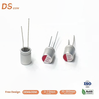 Condensador de Polímero Conductor Sólido de 10V 1000uF 8*11.5mm, Tipo Radial de Orificio Pasante, Directo de Fábrica, para Circuitos de Alta Frecuencia