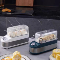 Fabricant direct, appareil de cuisson des œufs électrique multifonctionnel en acier inoxydable, 3 en 1, arrêt automatique, mini, rapide