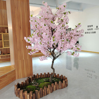 Pohon Sakura Buatan untuk Dekorasi Pernikahan, Pohon Bunga Sakura Tiruan, Dekorasi Pohon Sakura Palsu