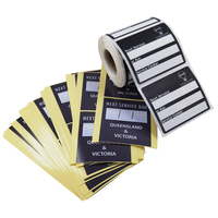 Autocollants de rappel de service de vidange d'huile avec code QR inscriptible pour voiture, impression haute qualité, double face, pour vitre de voiture