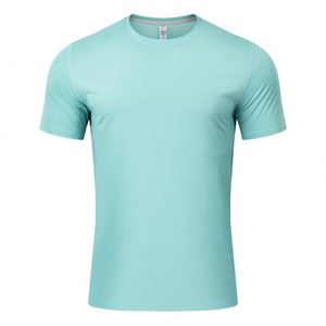 Custom Printing Logo Quick Dry Breathable Unisex 100% <b>Polyester</b> Men's Running <b>Tshirt</b> Training Gym Workout Sport T-Shirt - Product Image 2
