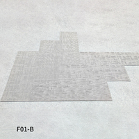 Luxuriöse 50x50 Quadratische PVC-Gefütterte Nylon Feuerfeste Umweltfreundliche Bodenfliesen Teppichfliesen mit Puzzlemuster für Zuhause, Hotel und Büro