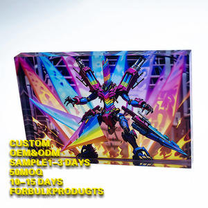 Hanxin Quick-Ship Custom Anime Cartoon Acrylic Brick OEM Wholesale Plastic Crafts Fast Delivery for Fans
