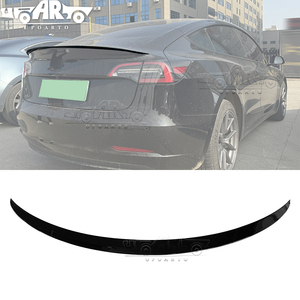 Haosheng Thân Cây Môi Spoiler ABS Nhà Máy Ban Đầu Phong Cách Phía Sau Spoiler Cánh Cho Tesla Mô Hình 3 2017 2018 2019 2020 2021 2022 - Product Image 1