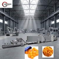 Machine extrudeuse à double vis en acier inoxydable pour la production de chips de riz soufflé, de céréales, de boucles de maïs, de billes de fromage et de snacks - Haute productivité