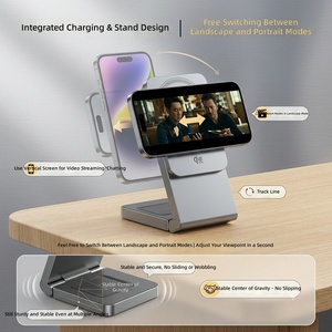 Nouvelle Arrivée <span class=keywords><strong>Prise</strong></span> Pop-Up Magnétique 3-en-1 <span class=keywords><strong>Chargeur</strong></span> Sans Fil Station de Charge Rapide 25W pour <span class=keywords><strong>iPhone</strong></span> 17 <span class=keywords><strong>Pro</strong></span> <span class=keywords><strong>Max</strong></span> pour Samsung S26 Ultra - Product Image 3