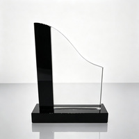 Trophée Plaque en Cristal Personnalisée Moderne et Noble pour la Reconnaissance de la Direction d'Entreprise