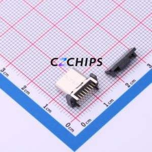 TYPEC-300D-BCP16H88 USB Connector Through hole Component (THT) Connector Type-C USB 3.1 Female Through Hole - Product Image 2