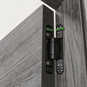 Charnière hydraulique dissimulée Kaishengxi 3,5 mm en alliage de zinc pour portes en bois, réglable multi-angles - Product Image 3