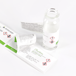 สติกเกอร์ไวนิลกันน้ำสองด้าน สี CMYK/PMS ขนาด 5 มล. 10 มล. สำหรับขวด  รูปแบบ/ขนาดตามสั่ง สติกเกอร์ระบุข้อมูล ฉลากขวดขนาด 3 มล. - Product Image 3