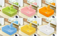 Toilettes pour enfants sanitaires Salle de bain pour enfants wc évier toilette maternelle lavabo coloré