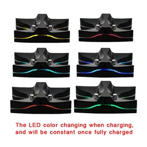 Base de carga de estación de carga dual LED para controlador PlayStation 4 <span class=keywords><strong>PS4</strong></span> Base de carga con iluminación RGB - Product Image 5