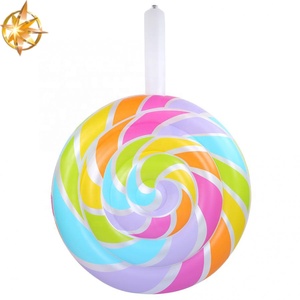 Mùa hè Đảng Inflatable thoải mái Lollipop bãi biển hồ bơi bè thoát nước giường - Product Image 5