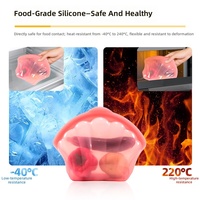 Silicone voedselbewaarzakjes, food grade, herbruikbaar, voor koelkast, bewaring van fruit en groenten, keukenorganisatie