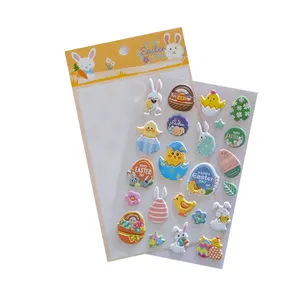 Cute Decoration Cartoon 3D EVA Foam Puffy Stickers 3D Bubble Stickers For Kids