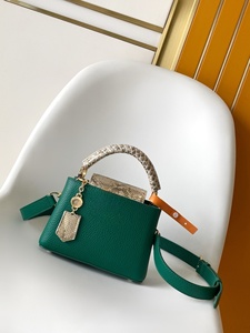 Guangzhou Lujia Damen 2025 Neue Modische Elegante Handtasche aus Echtem Leder mit <span class=keywords><strong>Python</strong></span>-Haut-Dekoration und Zwei Trageriemen als Umhängetasche - Product Image 6