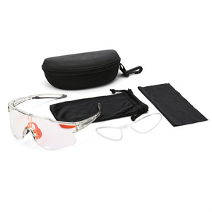 Gafas Deportivas de Ciclismo Fotocromáticas, Sin Marco, Correa Ajustable, 100% Protección UV, Multifuncionales, con Estuche - Product Image 1