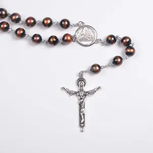 Greek Orthodox Icons Rosarios Plastic Rosary Chain Christian Chapelet Rosary Catholic