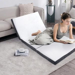 Nữ Hoàng Kích Thước Có Thể Gập Lại Bộ Nhớ Bọt Nệm Với Có Thể Tháo Rời Bìa Làm Mát Thiết Kế Hiện Đại Di Động Cho Sofa Giường RVs Và Cắm Trại - Product Image 5