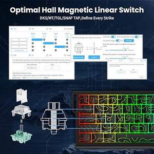 Nuevo Teclado Mecánico Magnético para Juegos ATTACK SHARK X68 HE 2026, Teclado para Juegos Intercambiable en Caliente, Iluminación RGB - Product Image 6