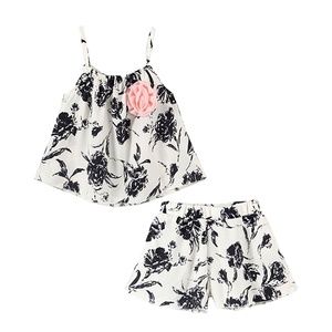 Flower print <strong>children's</strong> <strong>clothing</strong> set, summer <strong>children's</strong> <strong>clothing</strong> set, great <strong>deal</strong> - Product Image 1
