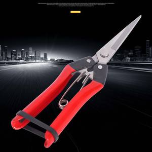 กรรไกรตัดกิ่งไม้ Mountain Wisteria Bypass Pruner ทำจากสแตนเลส ด้ามจับพลาสติกสีแดง ใช้งานด้วยมือ สำหรับตัดแต่งกิ่งไม้เลื้อย โครงสร้างแบบผีเสื้อ - Product Image 2