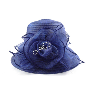 Professional Factory Wholesale High Quality Woman <strong>Wedding</strong> Flower Organza Ladies Church <strong>Hats</strong> <strong>for</strong> <strong>Sale</strong> - Product Image 4